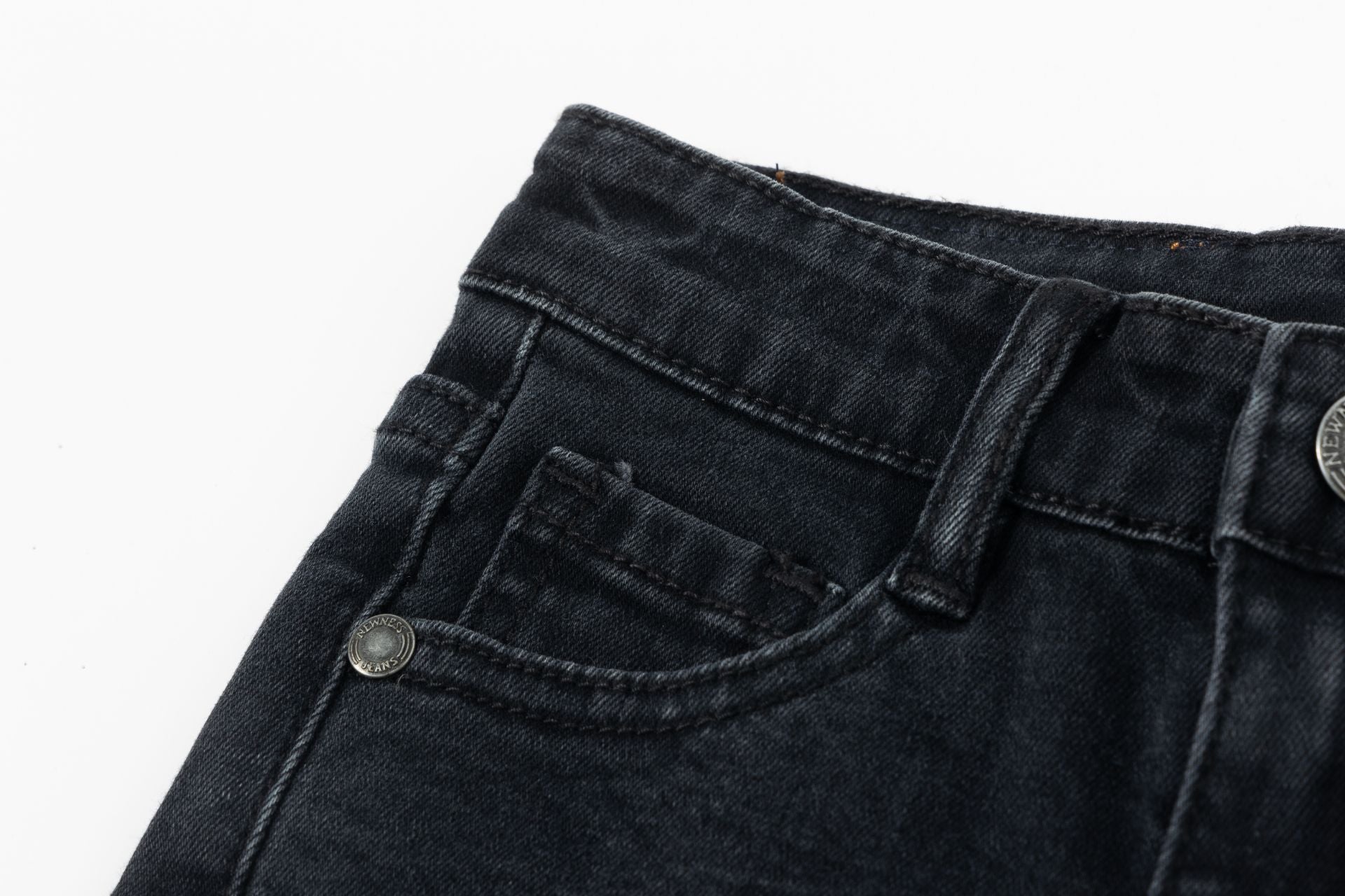 Jeans Campana Negro Niña