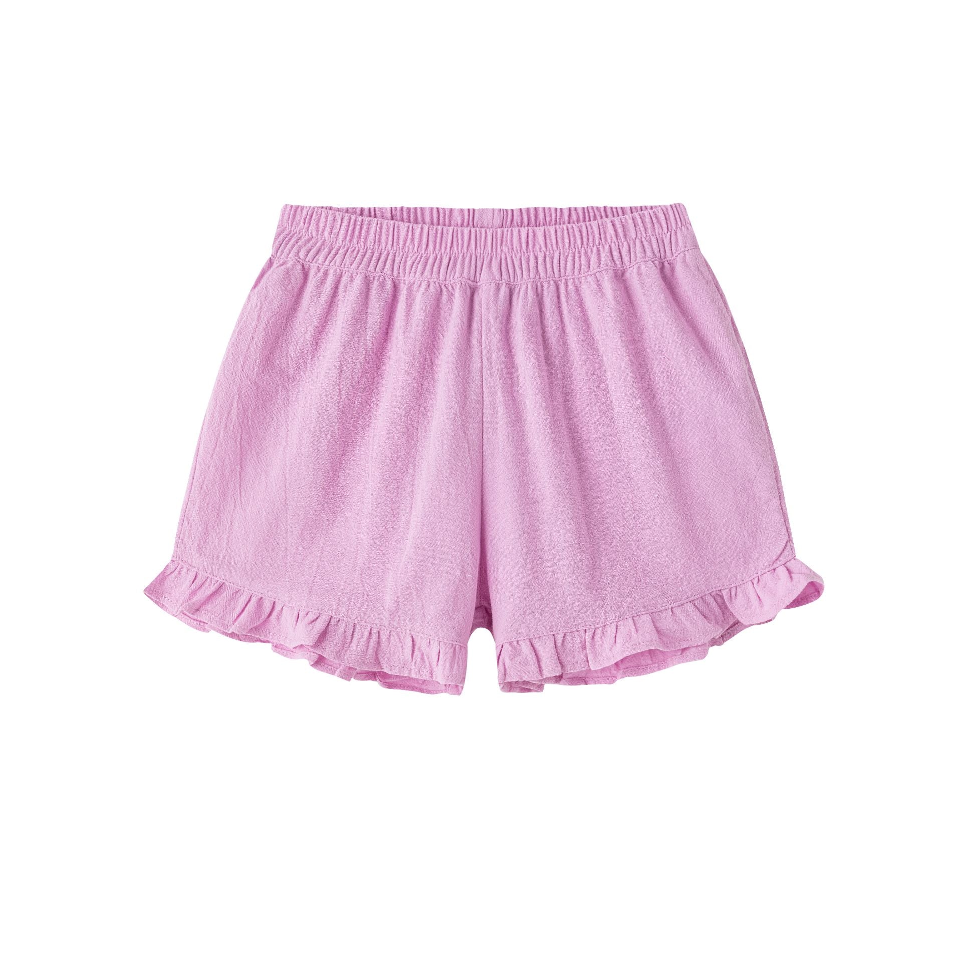 Short Lila Volantes