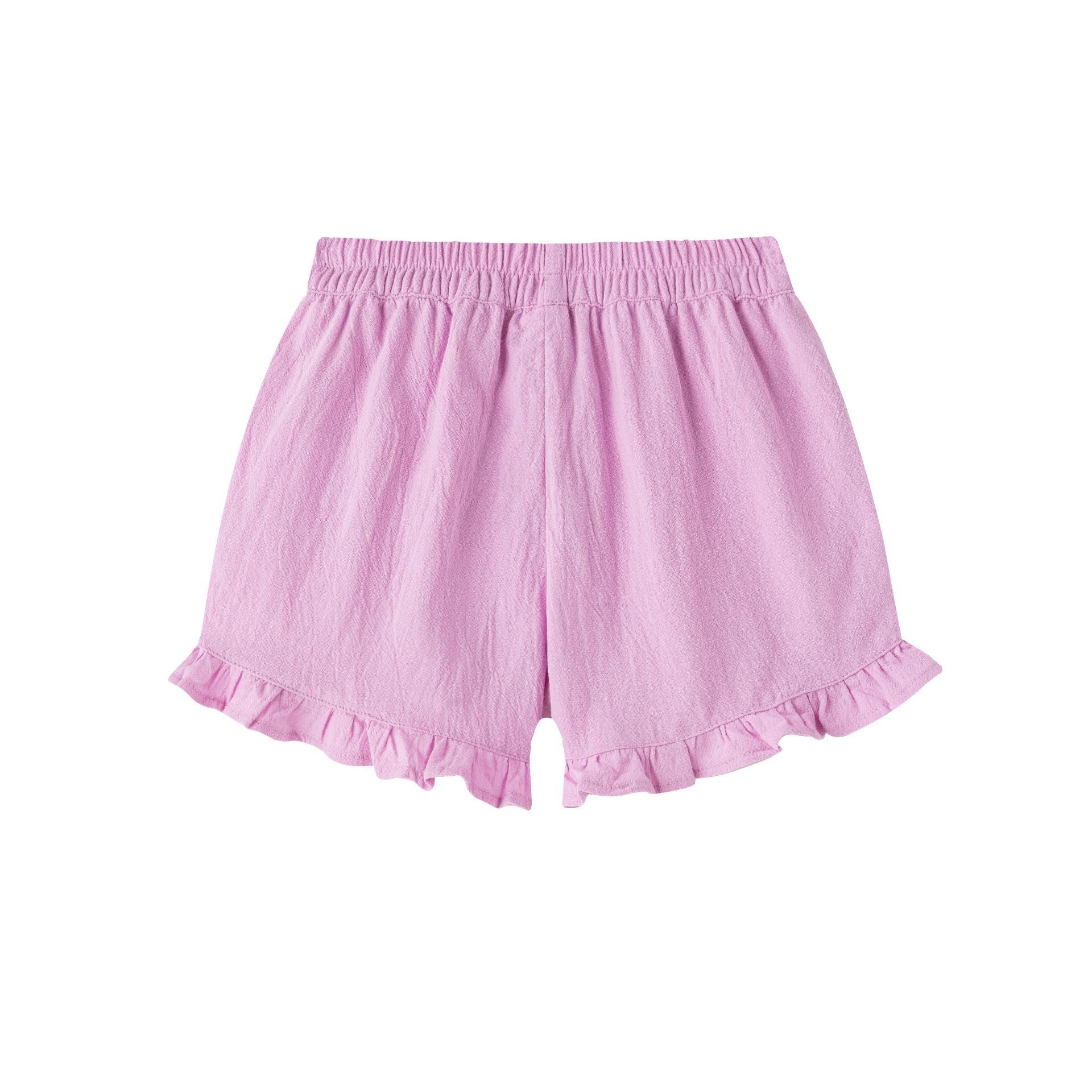 Short Lila Volantes