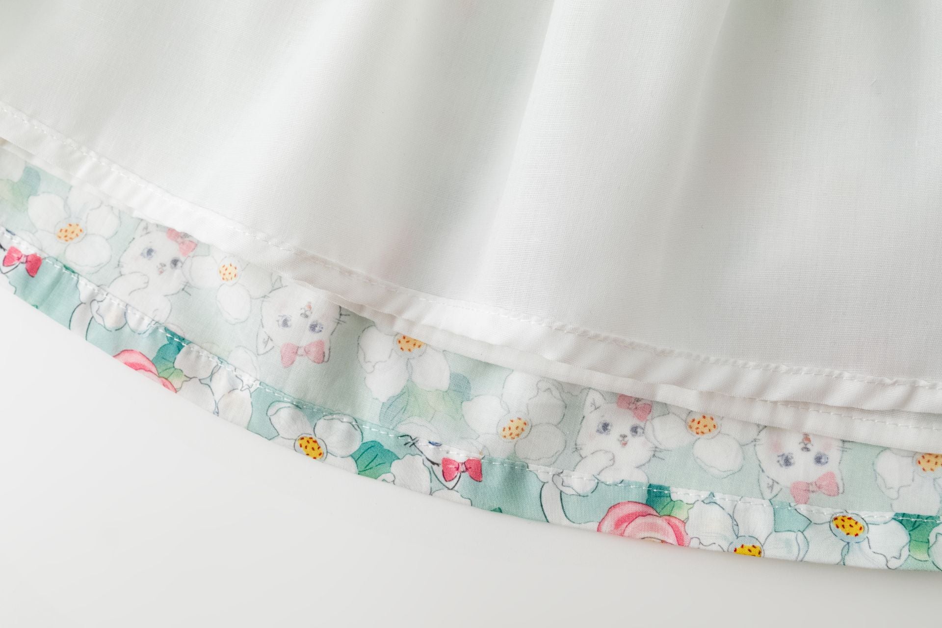 Vestido Gatitos Verde Bebé