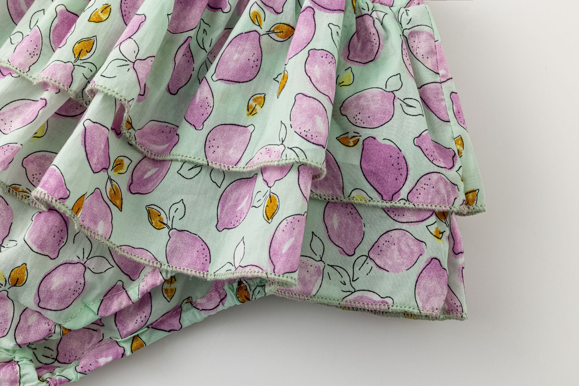 Short Falda Limones Morados Bebé