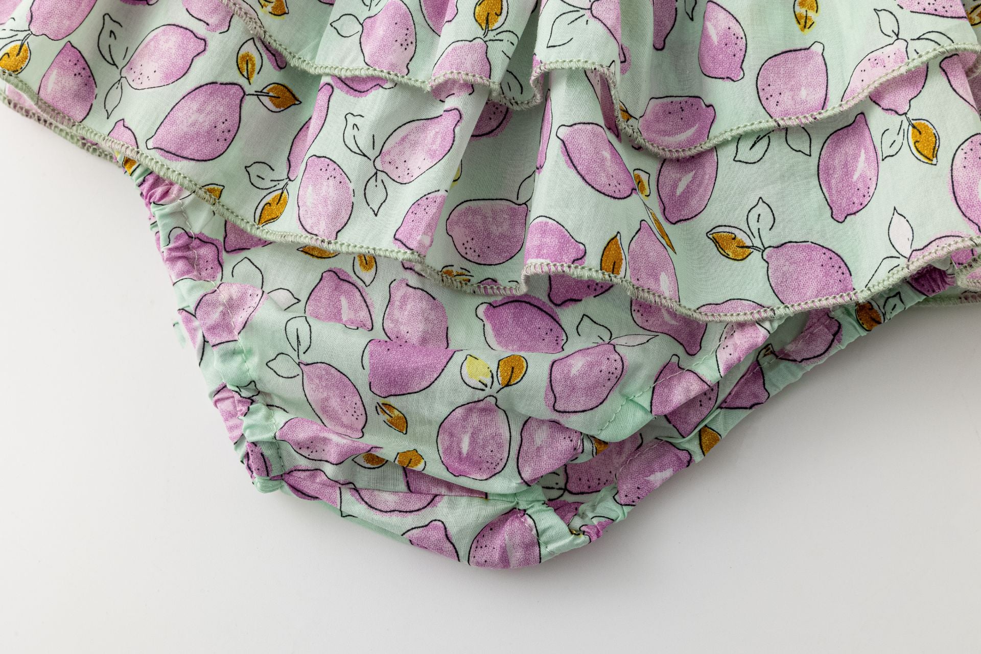 Short Falda Limones Morados Bebé