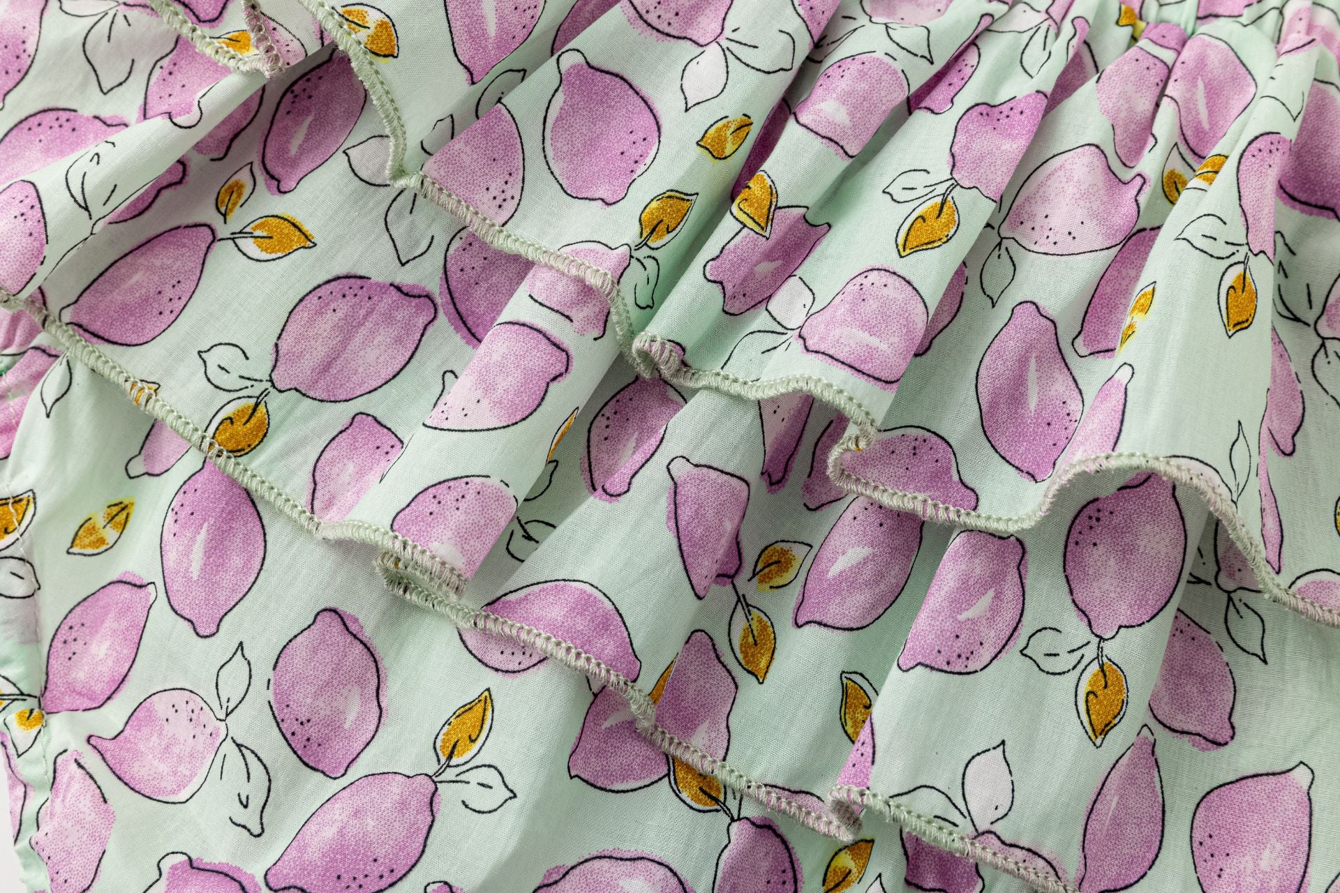 Short Falda Limones Morados Bebé