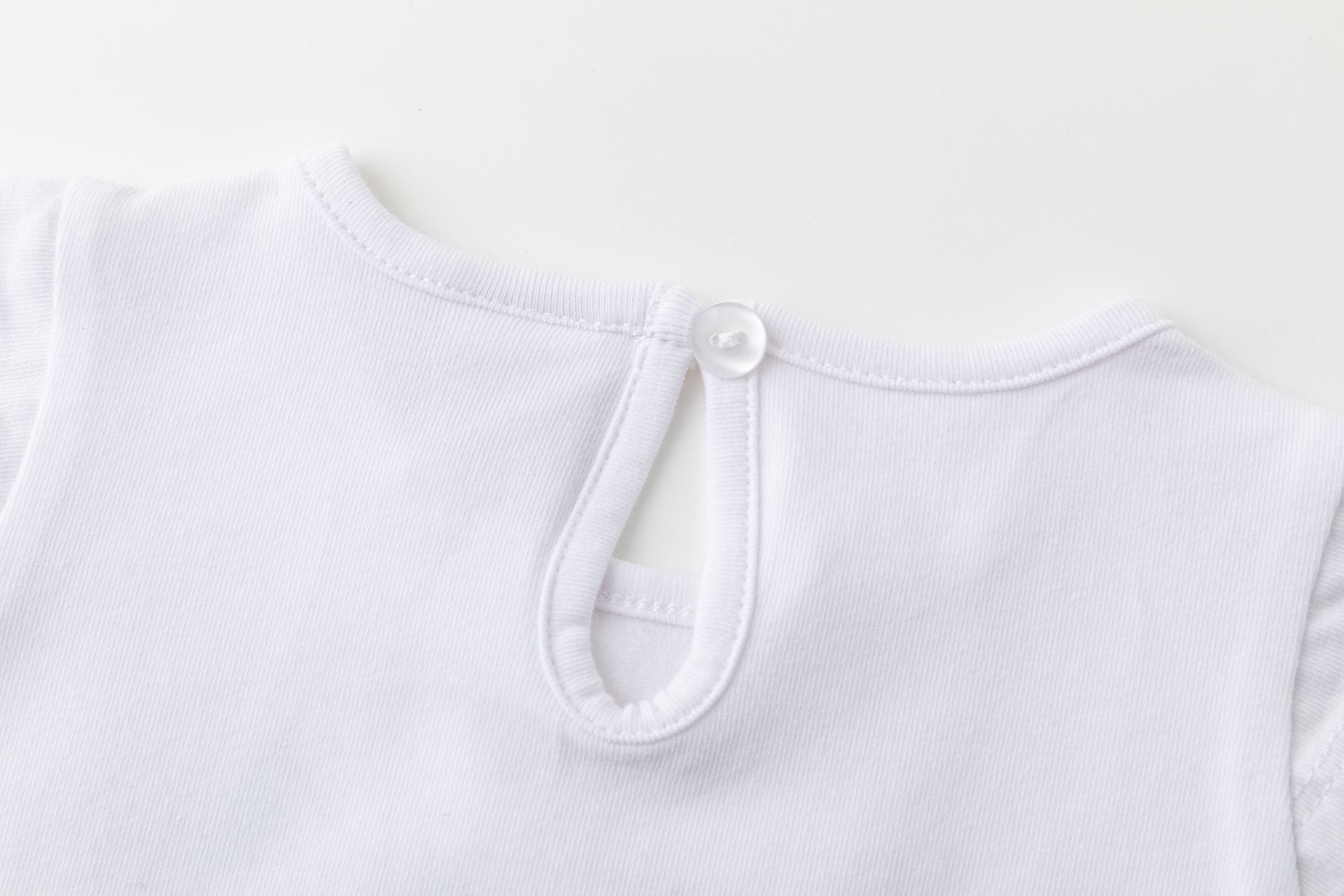 Camiseta Gato Lazo Blanca Bebé