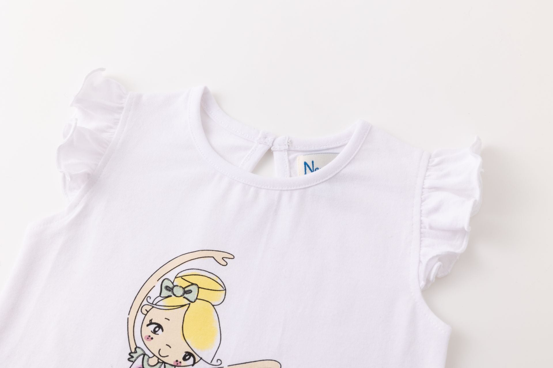 Camiseta Ballet Blanca Bebé