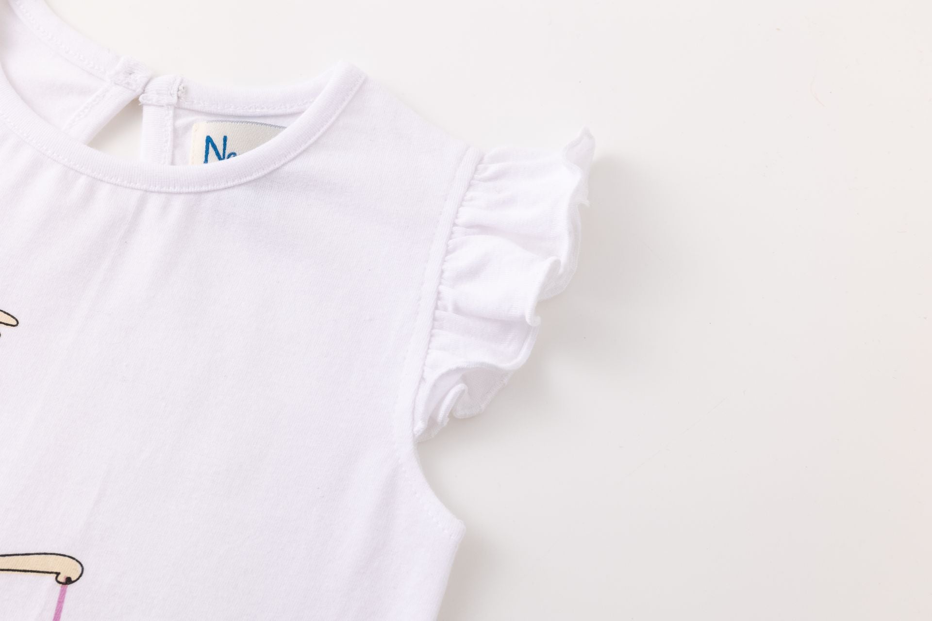 Camiseta Ballet Blanca Bebé