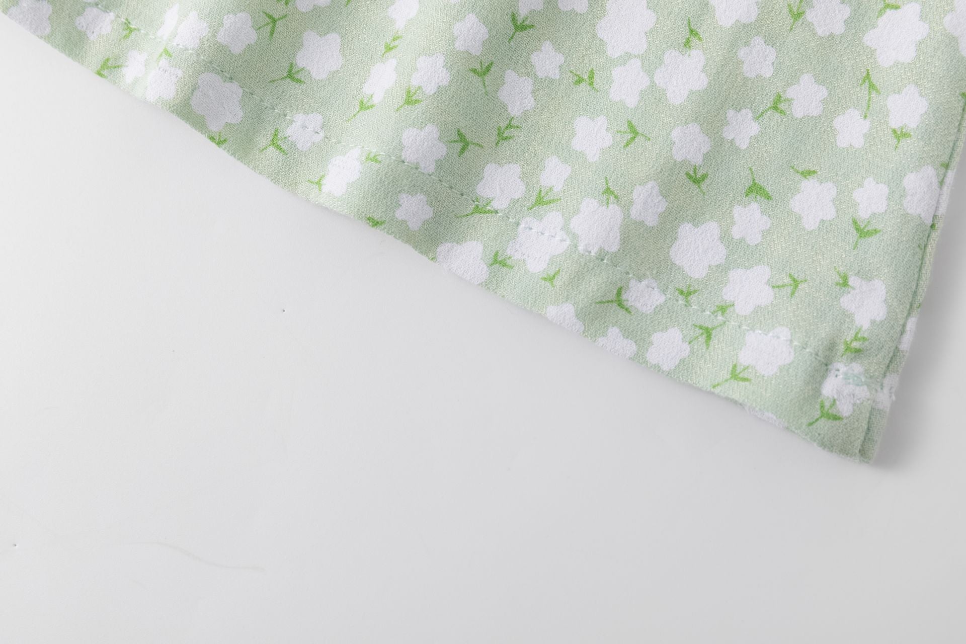 Vestido Bebé Flores Verde