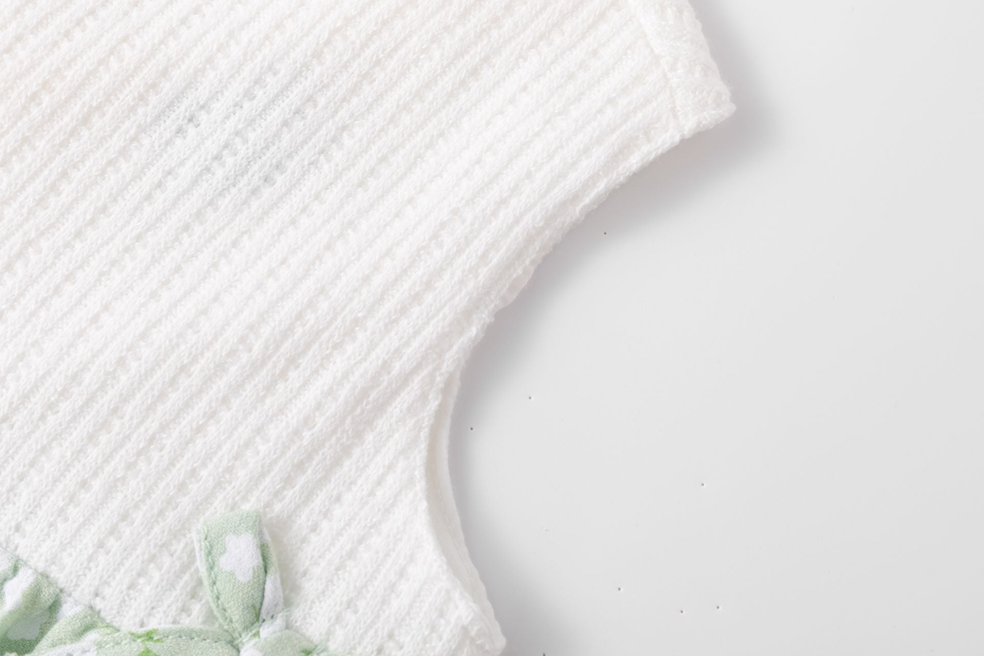 Vestido Bebé Flores Verde