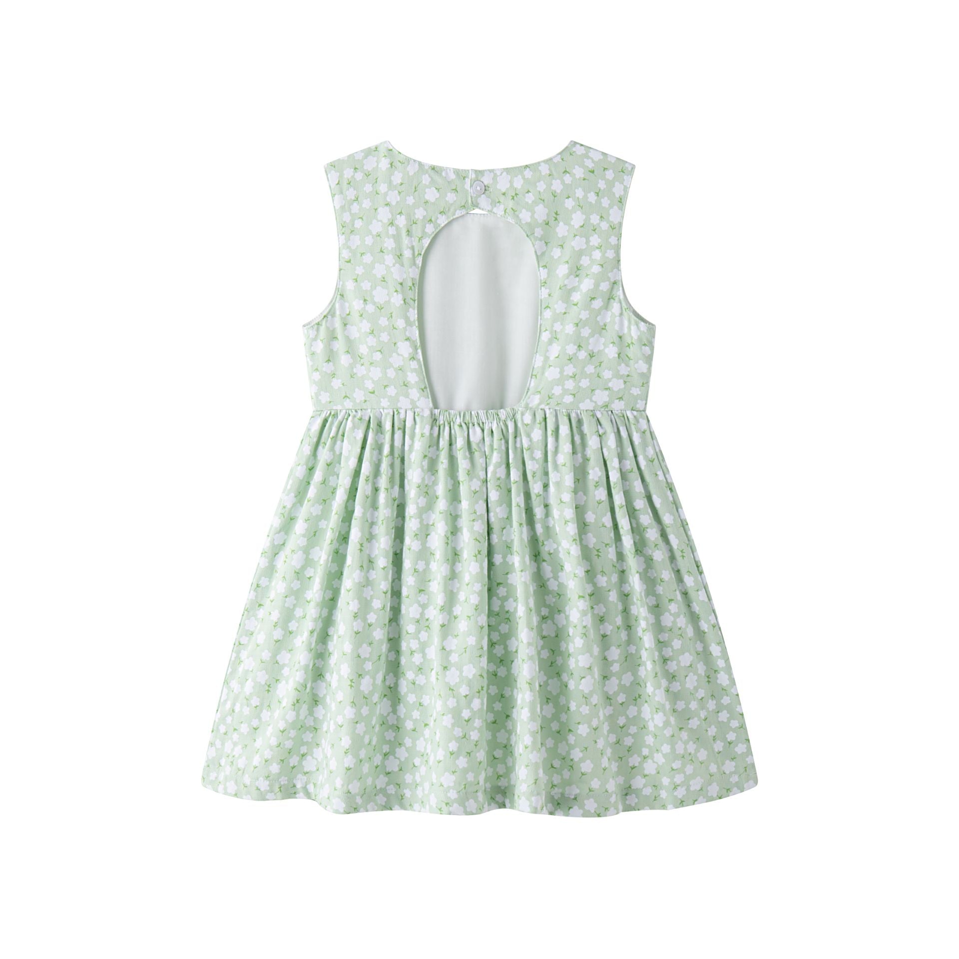 Vestido Mini Floral Verde