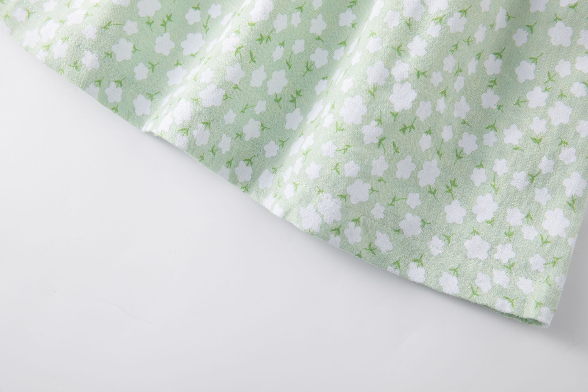 Vestido Mini Floral Verde