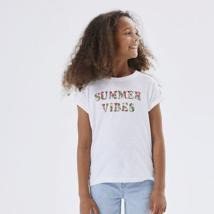 Camiseta Summer Vibes Blanca