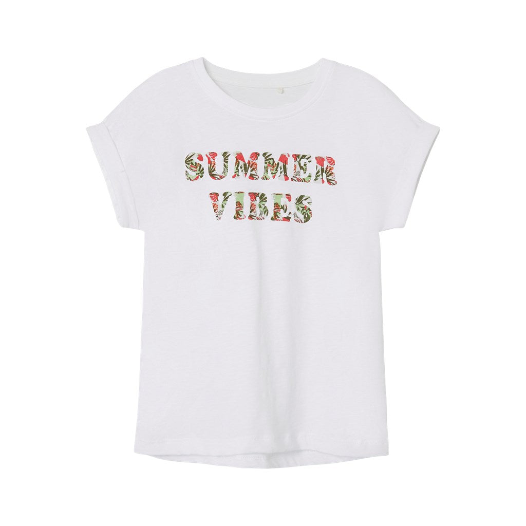 Camiseta Summer Vibes Blanca