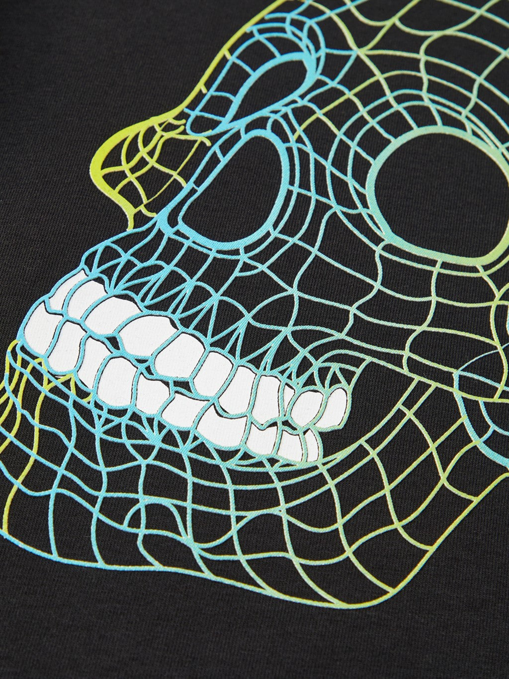 Camiseta Manga Larga Calavera Negra
