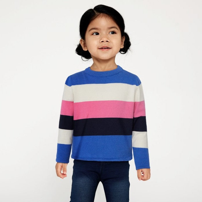 Jersey Corto Rayas Azul