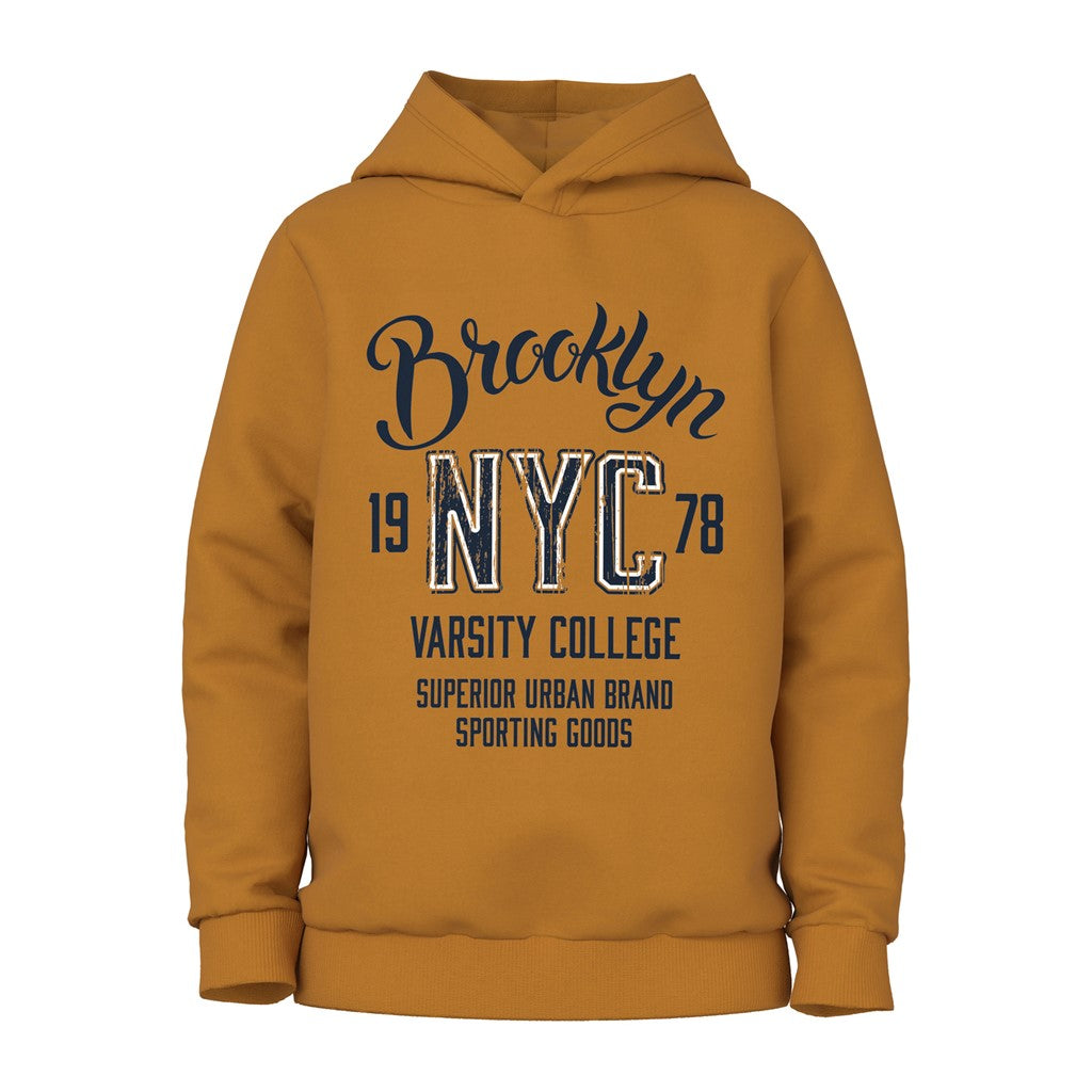 Sudadera Capucha Mostaza