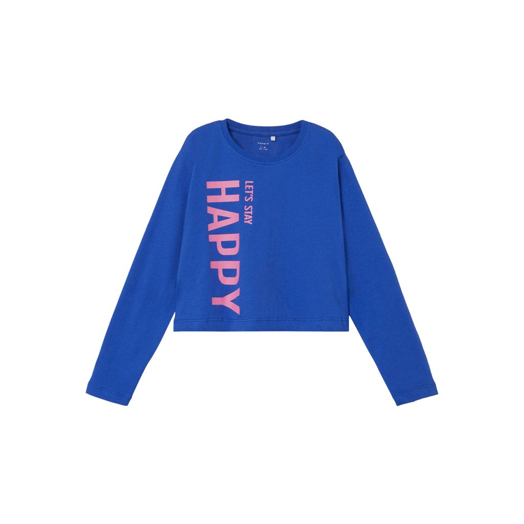 Camiseta Cropped Happy