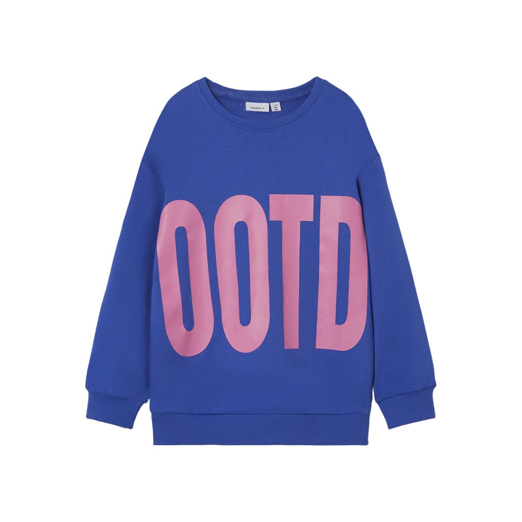 Sudadera Larga OOTD Azul