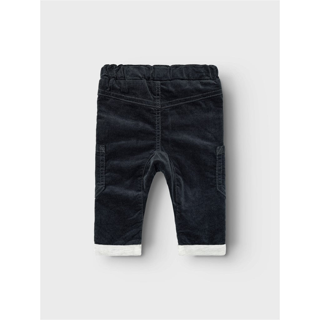 Pantalón Bebé Pana Azul