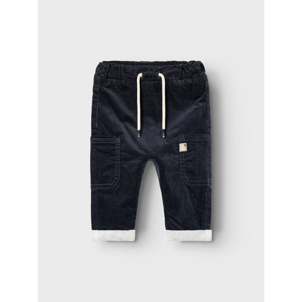 Pantalón Bebé Pana Azul