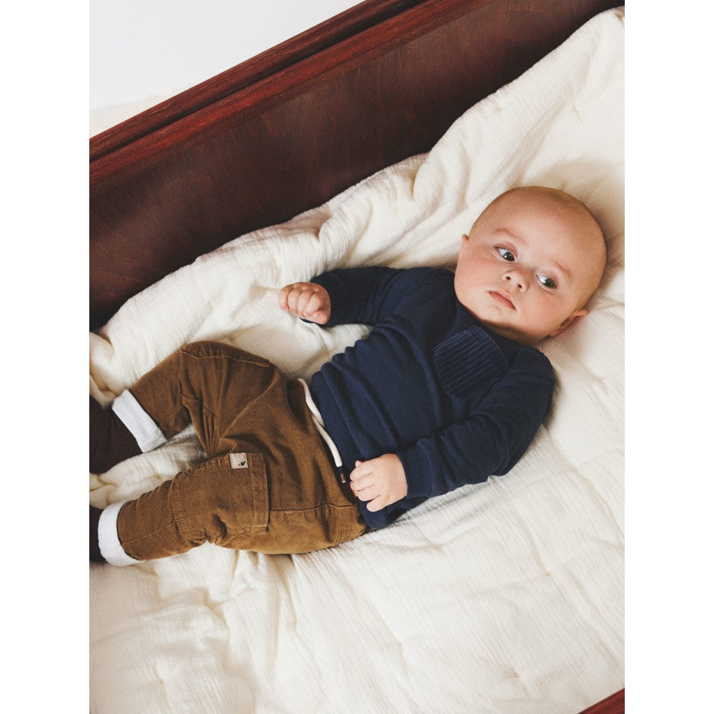 Pantalón Bebé Pana Marrón