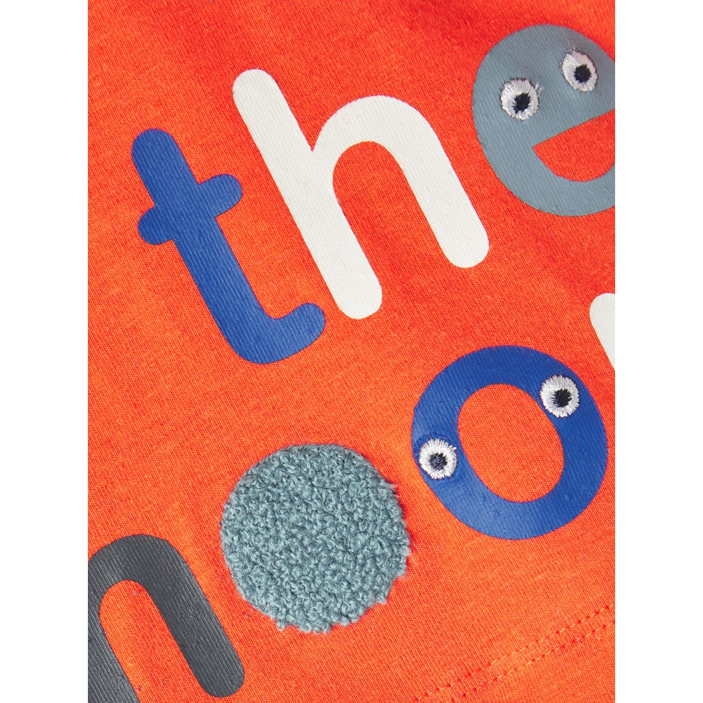 Camiseta Bebé Moon Naranja
