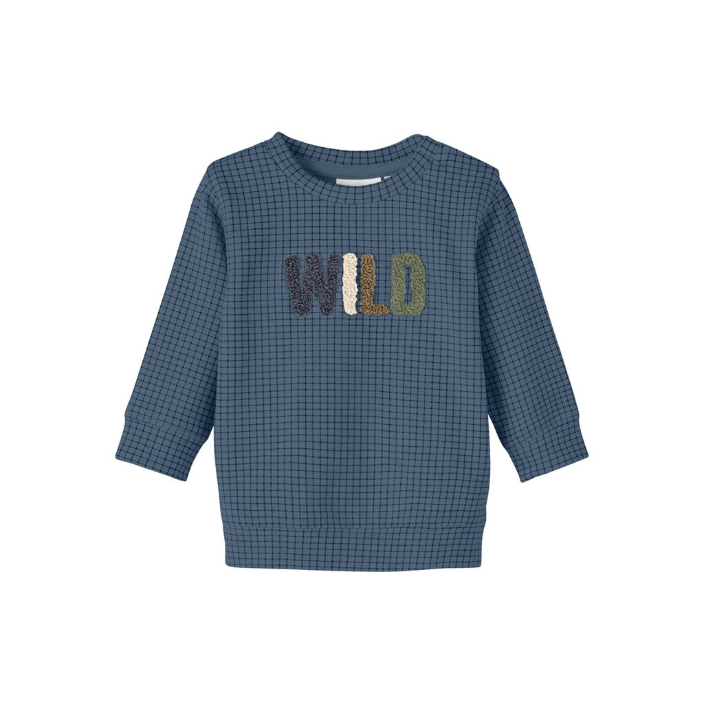 Sudadera Cuadros Wild Azul