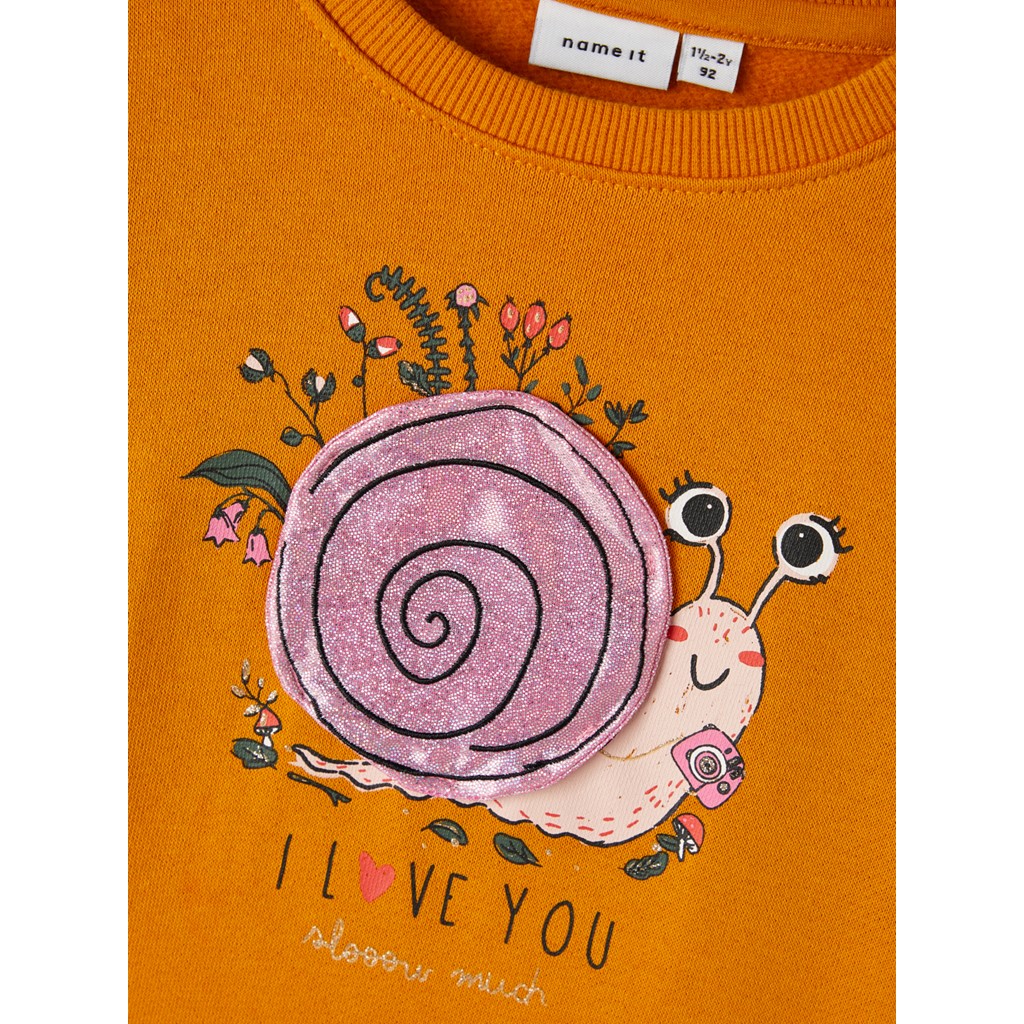 Sudadera Mostaza Caracol