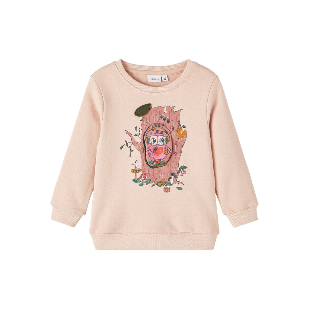 Sudadera Rosa Árbol