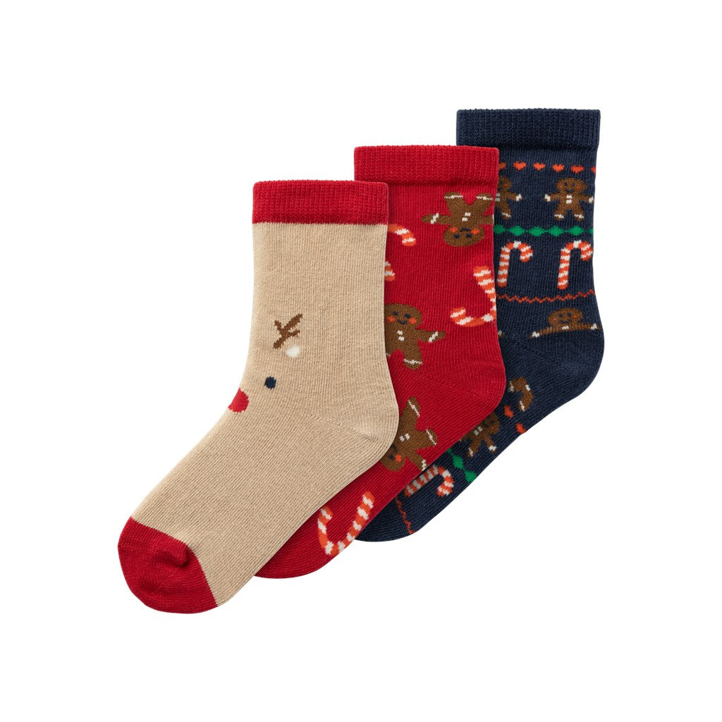 Calcetines Navideños Pack3 Kid