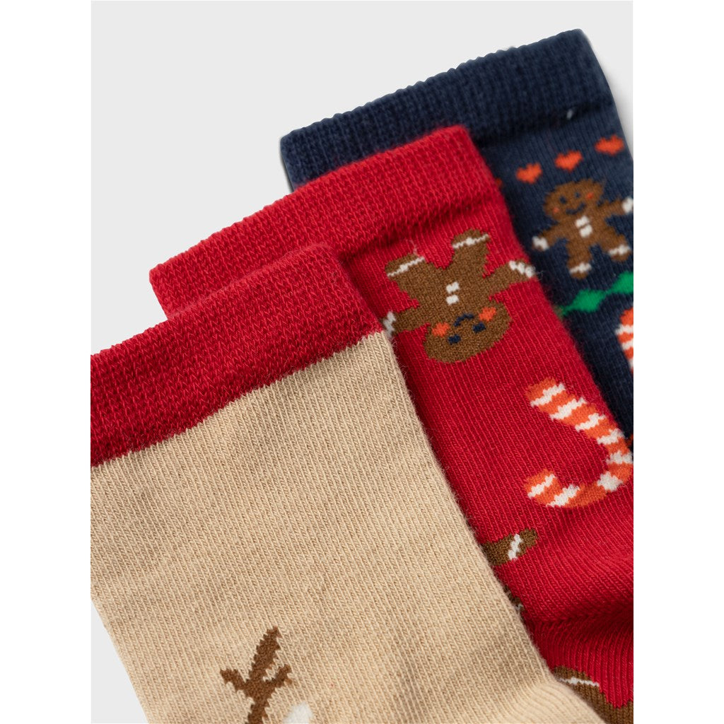 Calcetines Navideños Pack3 Kid