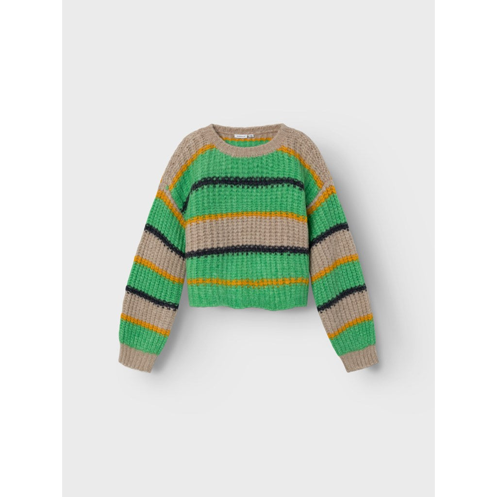 Jersey Rayas Verde Naranja