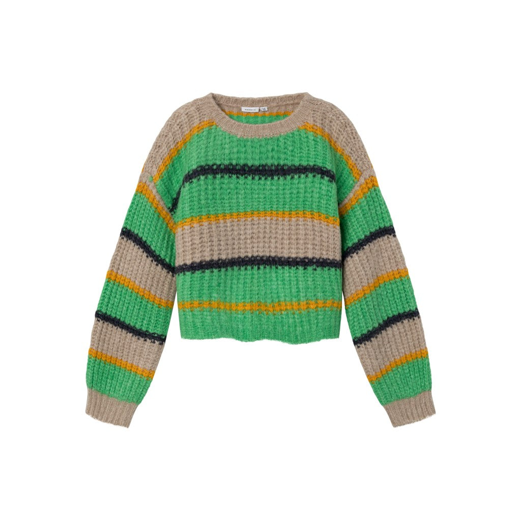 Jersey Rayas Verde Naranja