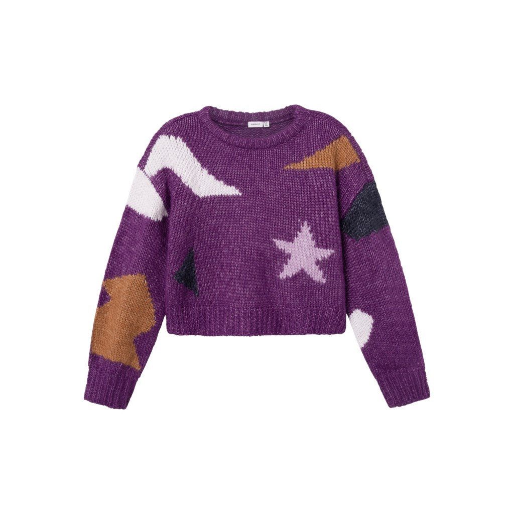 Jersey Cropped Morado Estrella