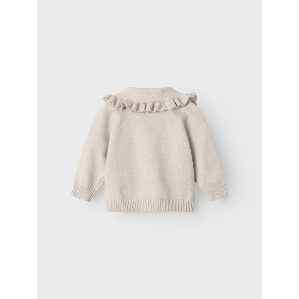 Jersey Cuello Volantes Bebé Gris