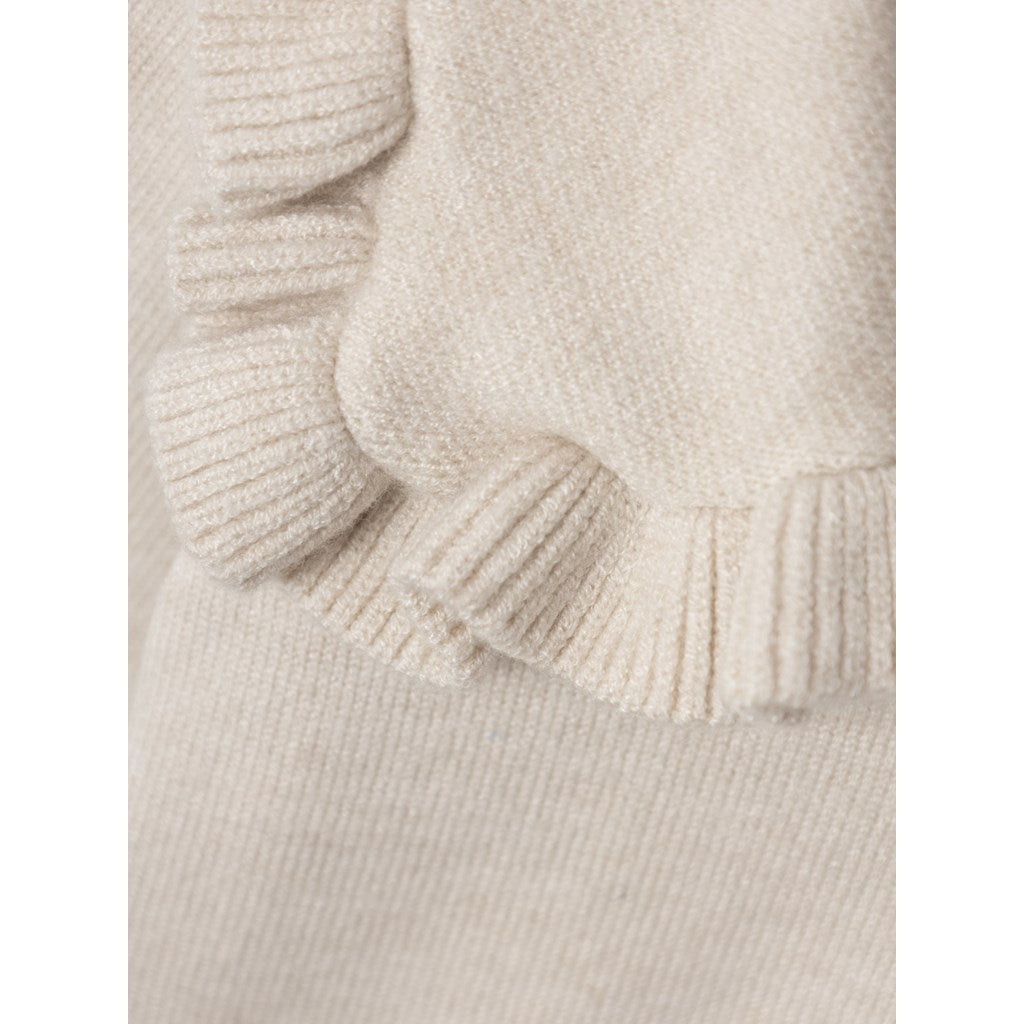 Jersey Cuello Volantes Bebé Gris