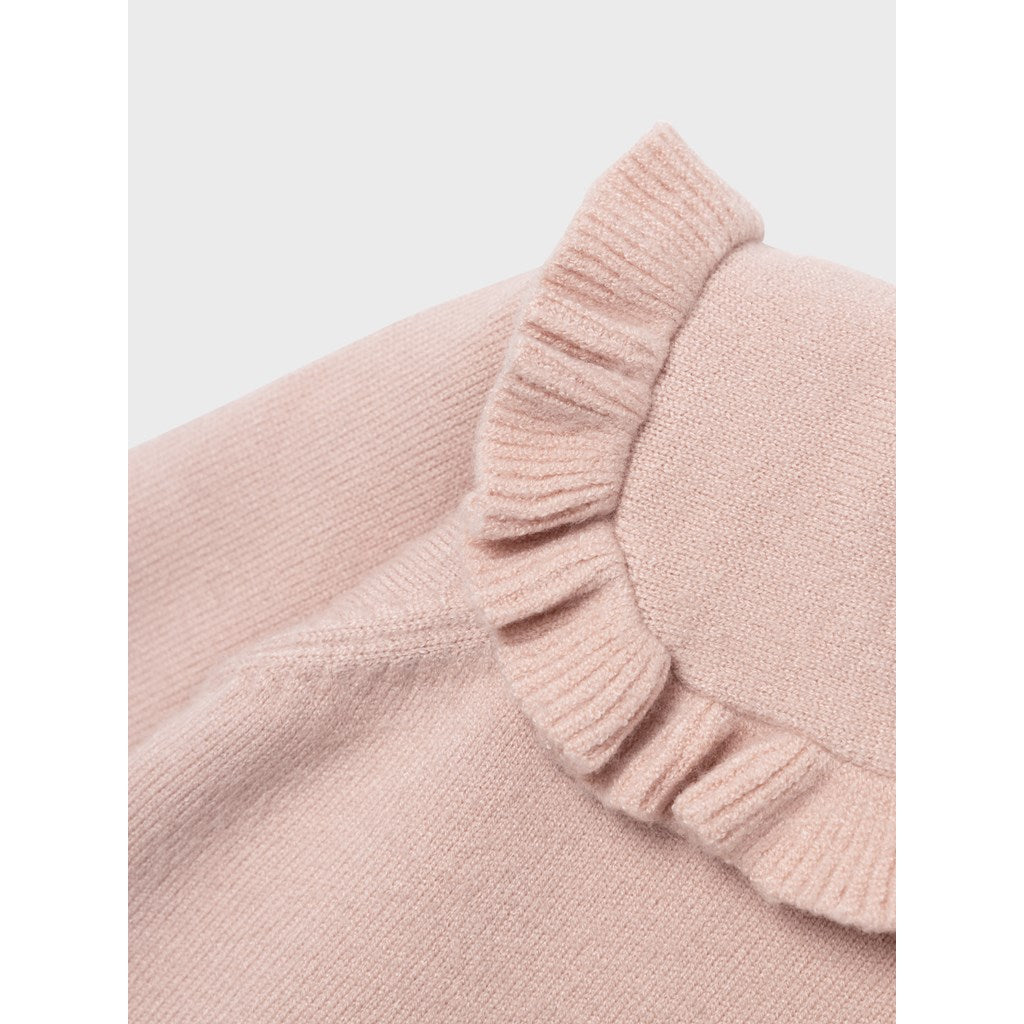 Jersey Cuello Volantes Bebé Rosa