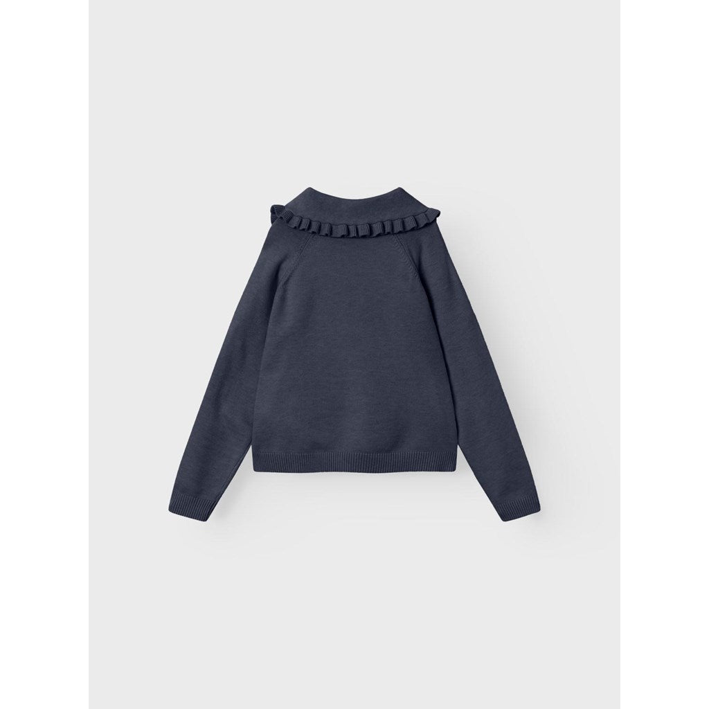 Jersey Cuello Volante Marino