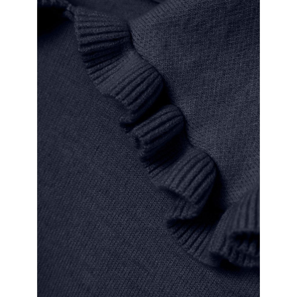 Jersey Cuello Volante Marino