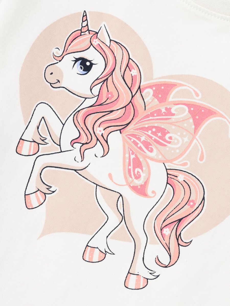 Camiseta Blanca Unicornio