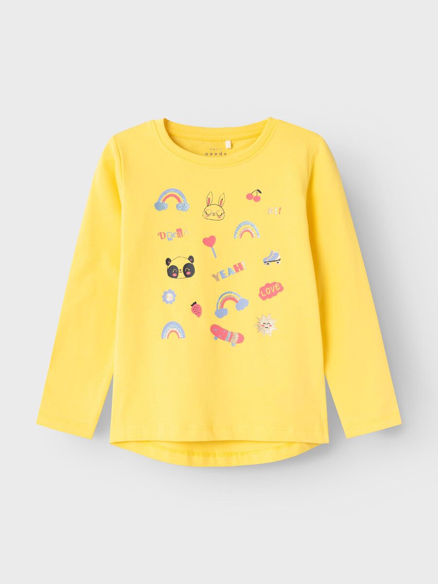 Camiseta Amarilla dibujos