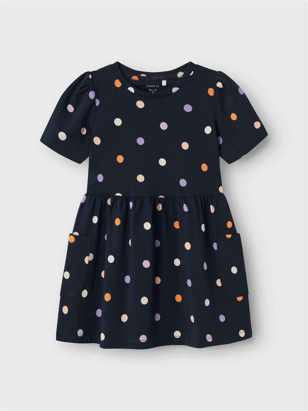 Vestido Lunares Marino