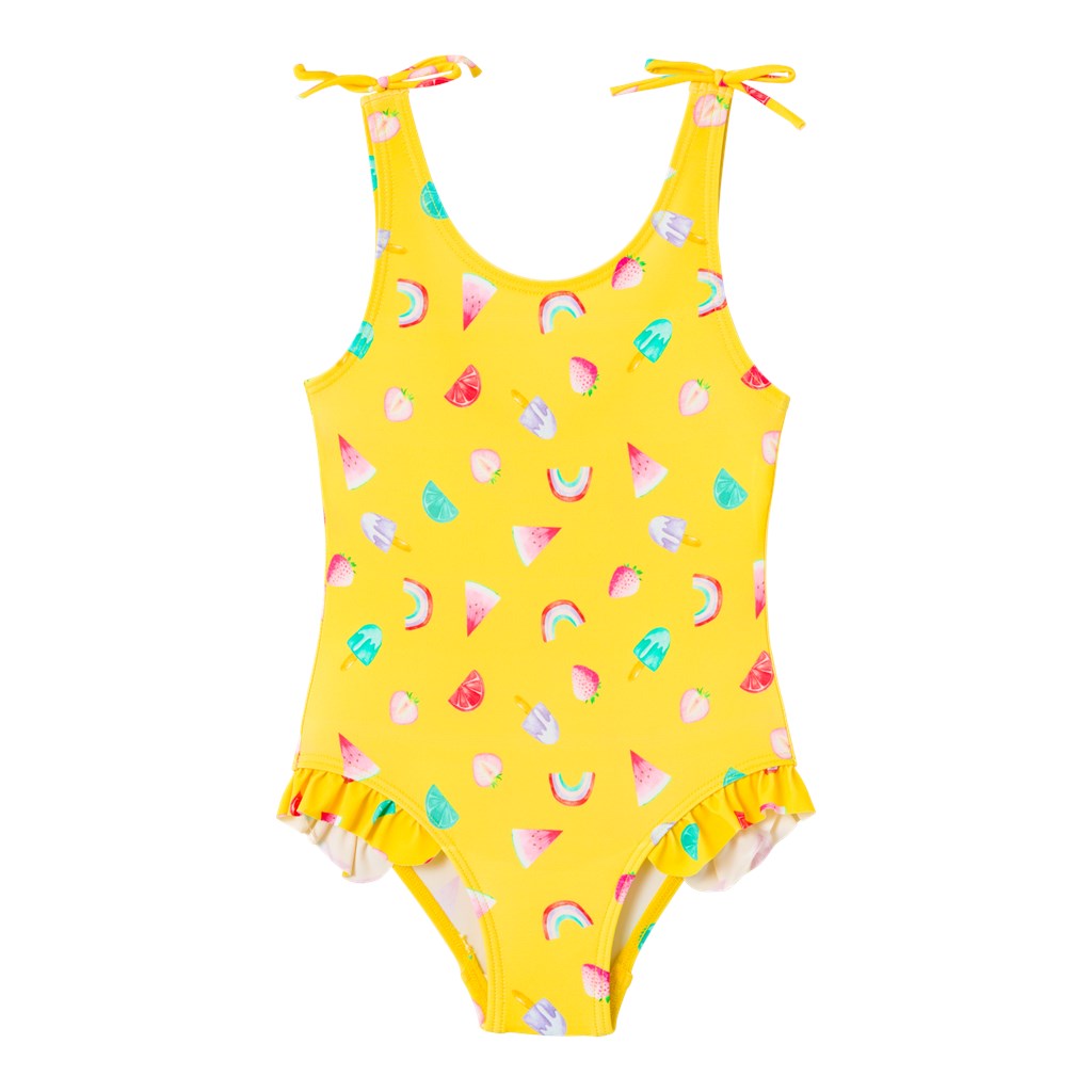 Bañador Amarillo Frutas Helados