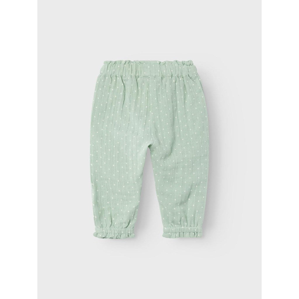 Pantalón Bebé Lunares Mint