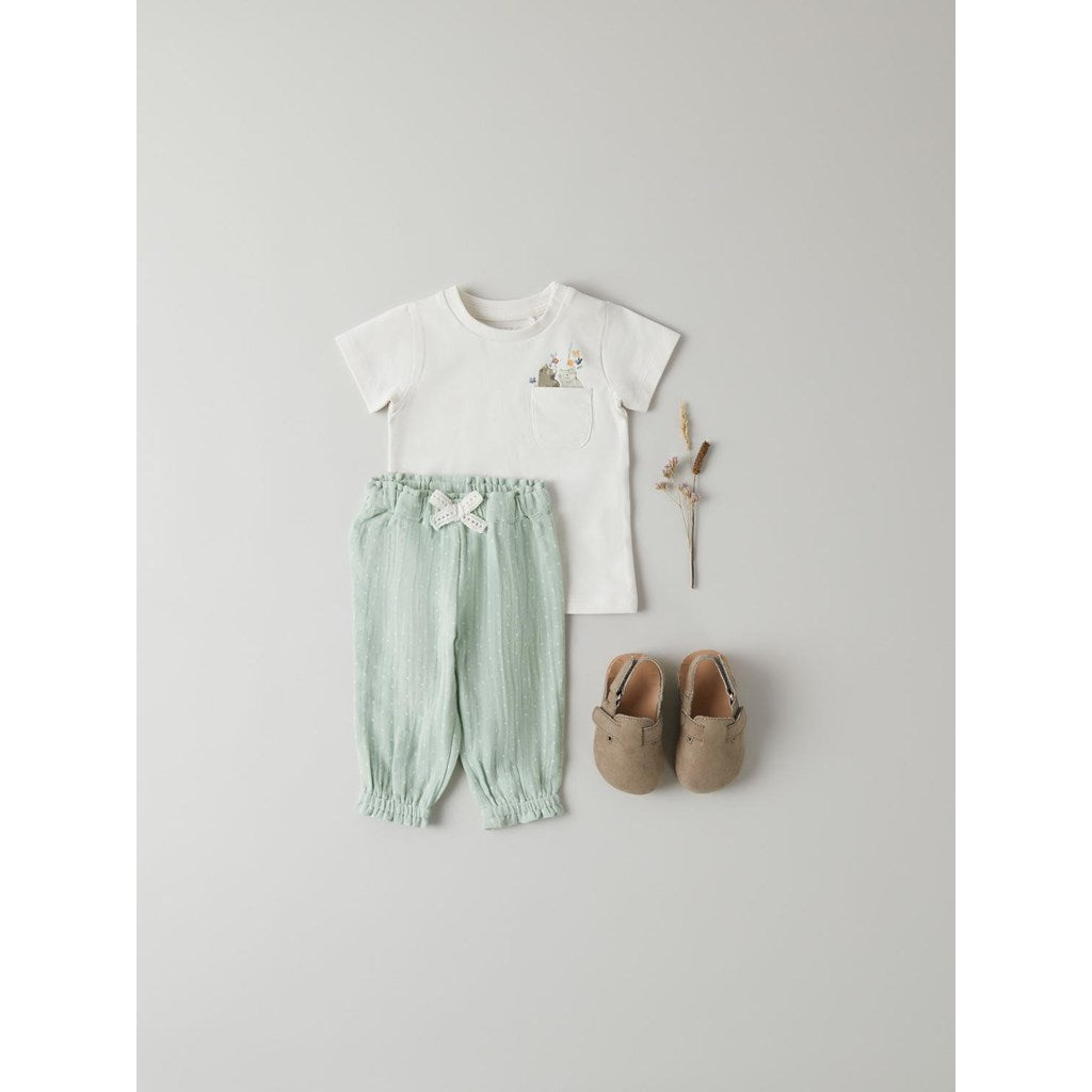 Pantalón Bebé Lunares Mint