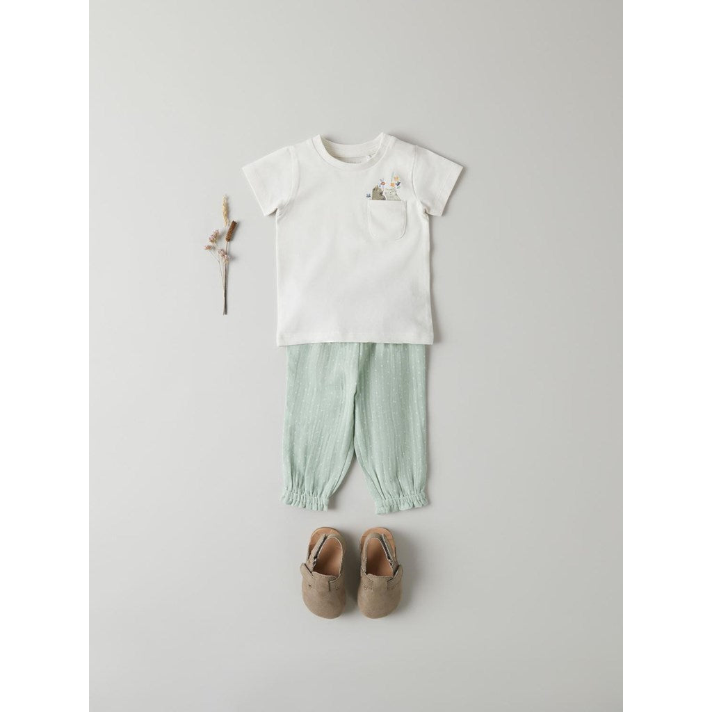 Pantalón Bebé Lunares Mint
