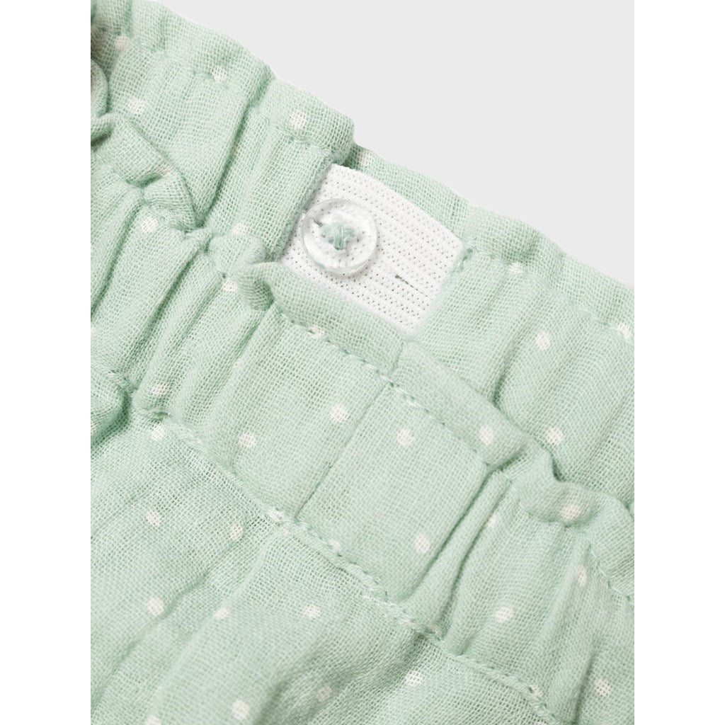 Pantalón Bebé Lunares Mint