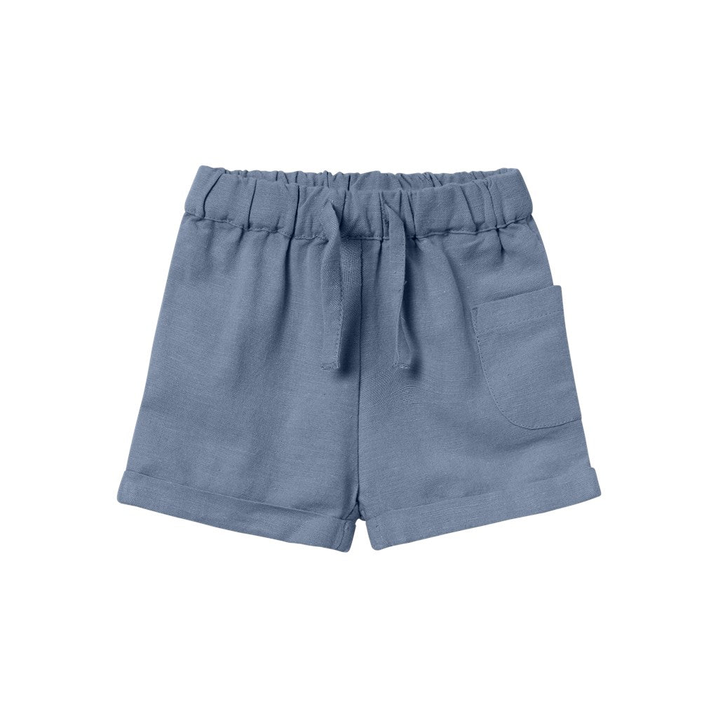 Short Lino Azul