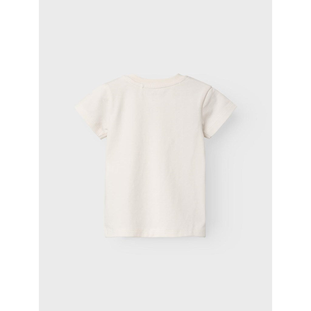 Camiseta Blanca Bolsillo Gatitos