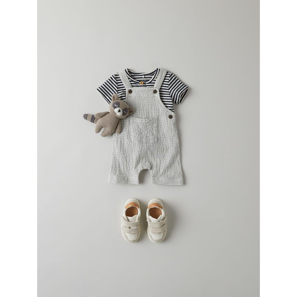 Camiseta Bebé Rayas Marino