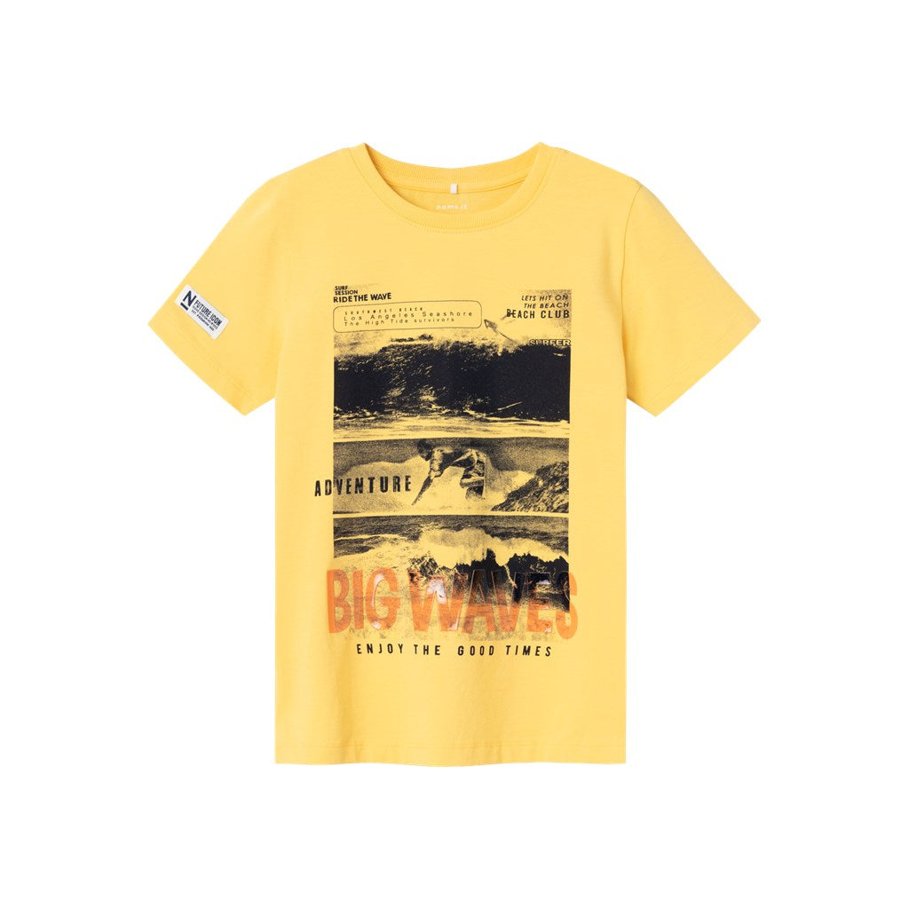 Camiseta Big Waves Amarilla